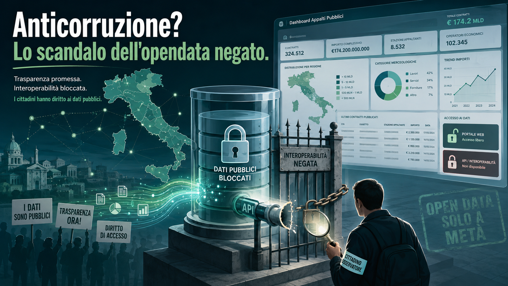 Anticorruzione? Lo scandalo dell’open data negato